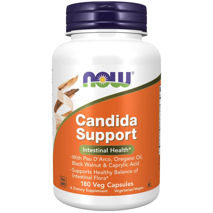 NOW Foods Candida Support 180 Veg Capsules - Health and Wellbeing at MySupplementShop by NOW Foods