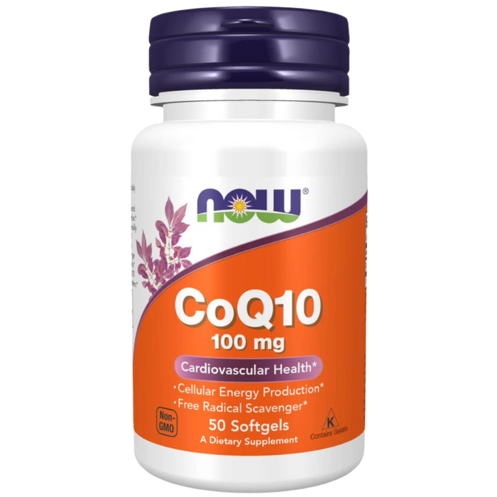 NOW Foods CoQ10 100 mg 50 Softgels