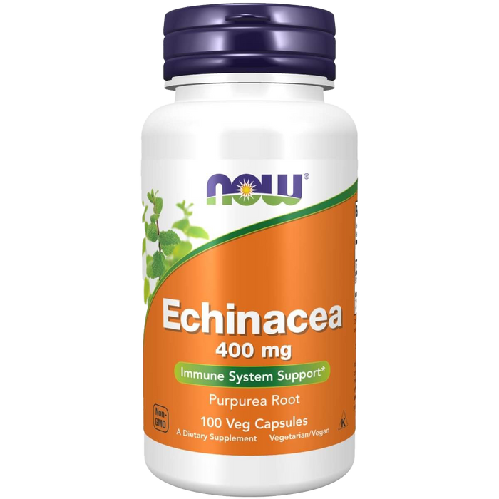 NOW Foods Echinacea, 400 mg – 100 Kapseln