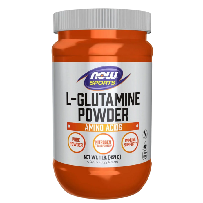 NOW Foods L-Glutamin, 5000 mg (Pulver) – 454 g