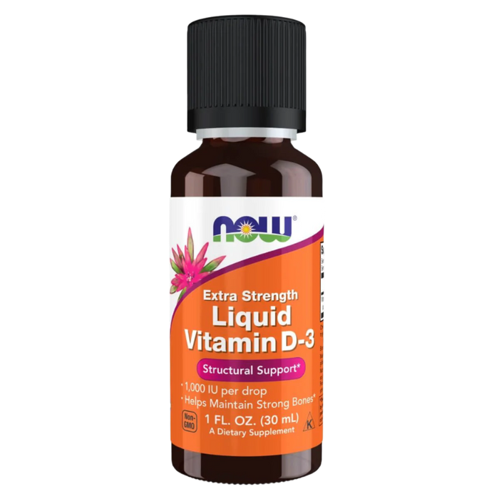 NOW Foods Liquid Vitamin D-3, Extra Strength 1oz (30ml)