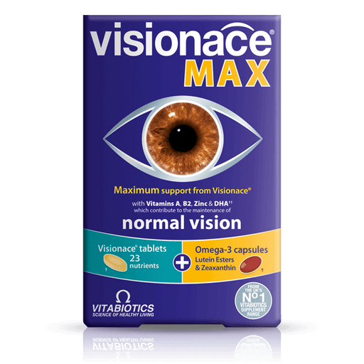 Vitabiotics Visionace Max 56 Tablets - Eye Health at MySupplementShop by Vitabiotics