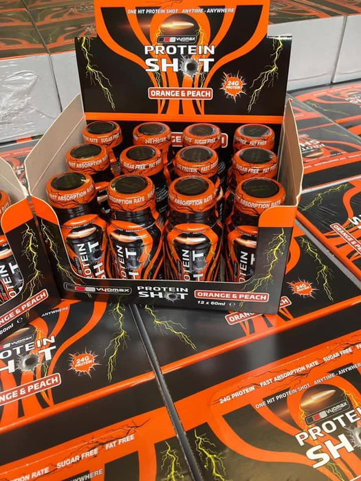 MySupplementShop Protein Shot Vyomax Protein Shots 12 x 60ml by Vyomax Nutrition