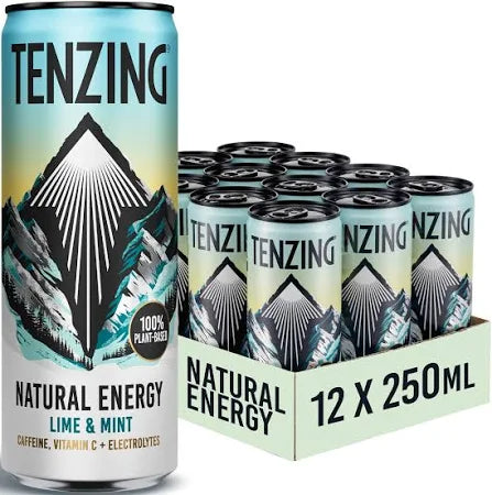 Tenzing Natural Energy 12x250ml Lime & Mint
