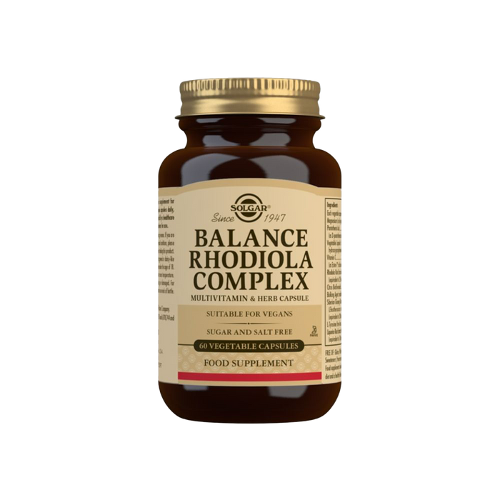 Solgar Balance Rhodiola Complex Vegetable Capsules Pack of 60