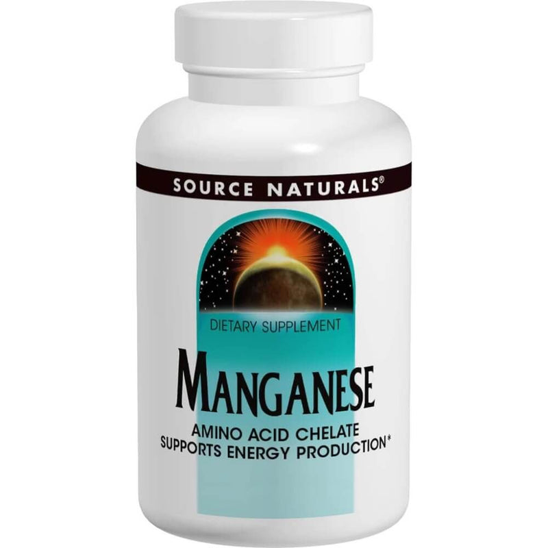 Source Naturals Manganese 10mg 100 Tablets | Premium Supplements at MYSUPPLEMENTSHOP