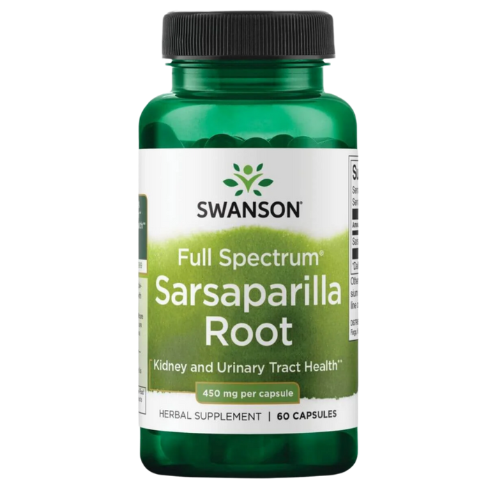 Swanson Sarsaparilla Root 450 mg 60 Capsules