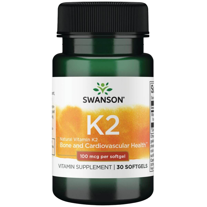 Swanson Vitamin K-2 – natürlich, 100 mcg – 30 Kapseln