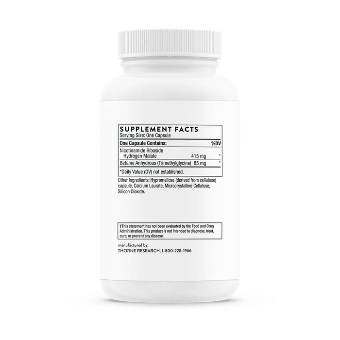 Thorne Research NiaCel (Nicotinamide Riboside) 400 60 Capsules | Premium Supplements at MYSUPPLEMENTSHOP