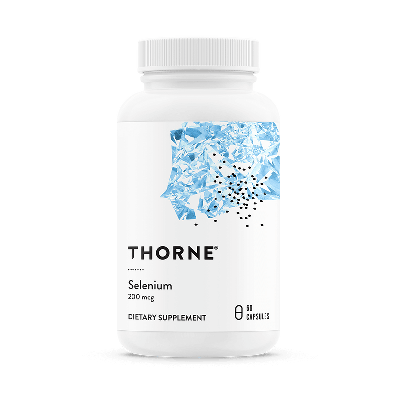 Thorne Research Selenium 200mcg 60 Capsules | Premium Supplements at MYSUPPLEMENTSHOP