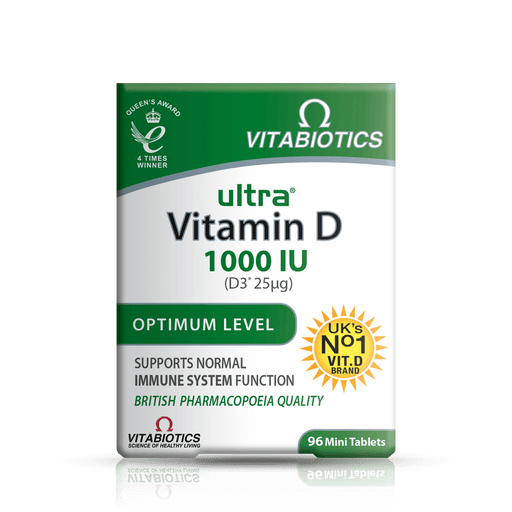 Vitabiotics Ultra D3 1000IU 96 Tablets - Bone Care at MySupplementShop by Vitabiotics