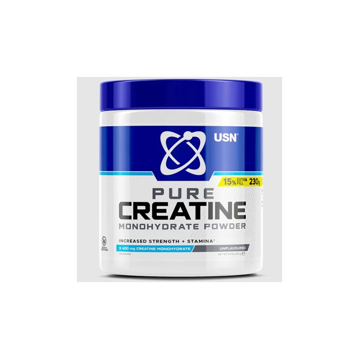 USN Creatine Micronized Monohydrate 230g - Unflavoured - Creatine at MySupplementShop by USN