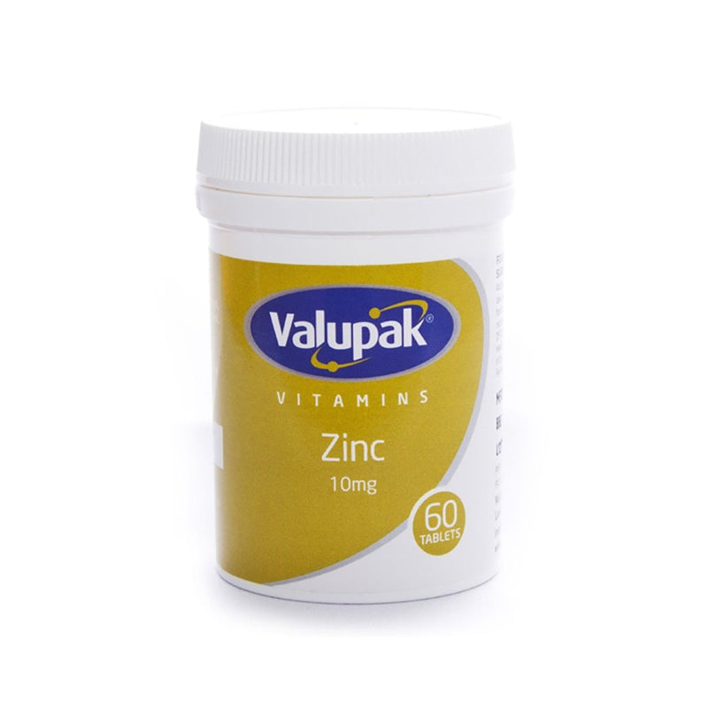 Valupak Zinc 60 Tablets - Immune Support at MySupplementShop by Valupak