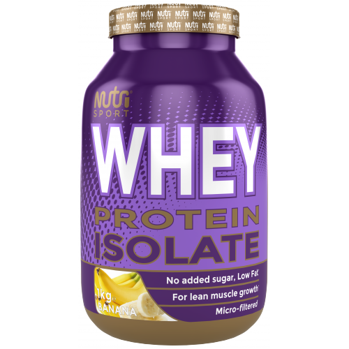 NutriSport Whey Isolate 1Kg - Banana - Whey Protein Isolate at MySupplementShop by NutriSport