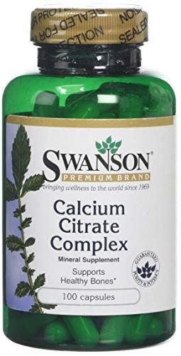 Swanson Calcium Citrate Complex 100 Caps | High-Quality Vitamins & Supplements | MySupplementShop.co.uk