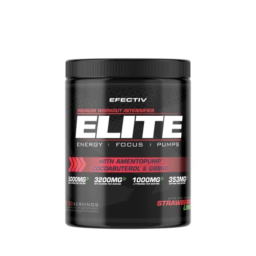 Efectiv Nutrition ELITE Pre Workout 420g Strawberry Lime | High-Quality Health Foods | MySupplementShop.co.uk