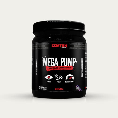 Conteh Mega Pump 387.5g Grape | High-Quality Sports & Outdoors | MySupplementShop.co.uk