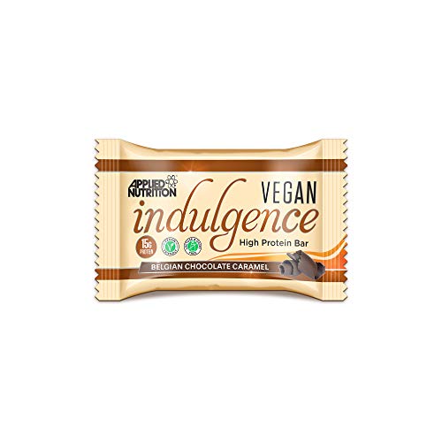 Applied Nutrition Vegan Indulgence Belgian Chocolate Caramel 12x50g | High-Quality Nutrition Bars | MySupplementShop.co.uk