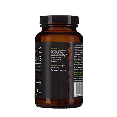 KIKI Health Organic Psyllium Husks 120 Vegicaps | High-Quality Vitamins & Supplements | MySupplementShop.co.uk