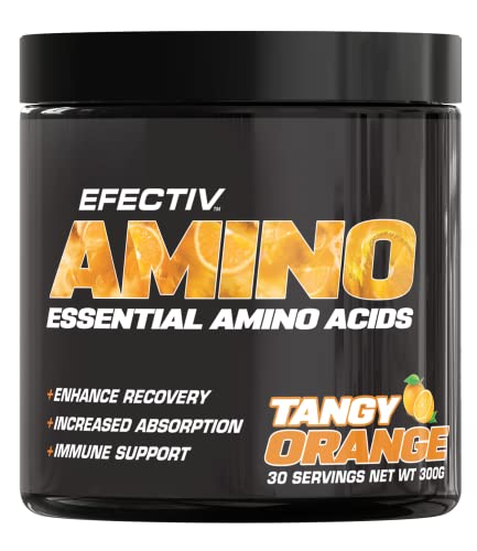 Efectiv Nutrition Amino 300g Tangy Orange | High-Quality Amino Acids and BCAAs | MySupplementShop.co.uk