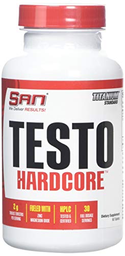 San TESTO Hardcore Supplement Tablet Standard 90-Count - Natural Testosterone Support at MySupplementShop by SAN