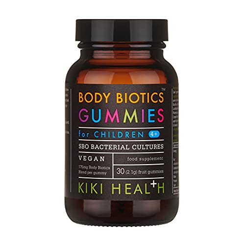 KIKI Health Body Biotics Gummies for Children 4+ | 30 Gummies | SBO Probiotics | Made with Real Fruit | No Added Sugars or Sweeteners | High-Quality Bacterial Cultures | MySupplementShop.co.uk