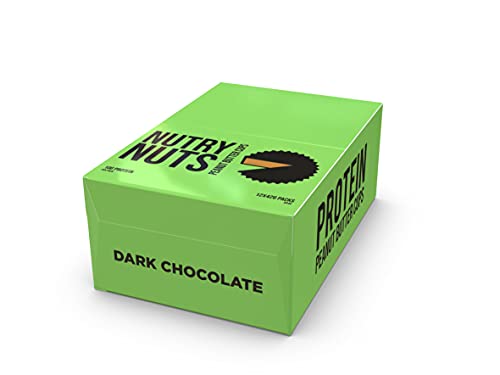Nutry Nuts Peanut Butter Cups 12x42g Dark Chocolate | High-Quality Sports Nutrition | MySupplementShop.co.uk