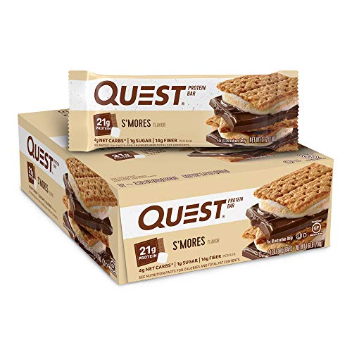 Quest Nutrition Bar 12x60g S'mores - Default Title - Sports Nutrition at MySupplementShop by Quest Nutrition