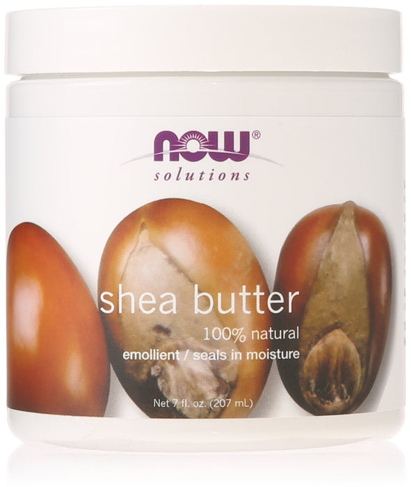 NOW Foods Shea Butter - 100% Natural - 207 ml. | High-Quality Health and Wellbeing | MySupplementShop.co.uk