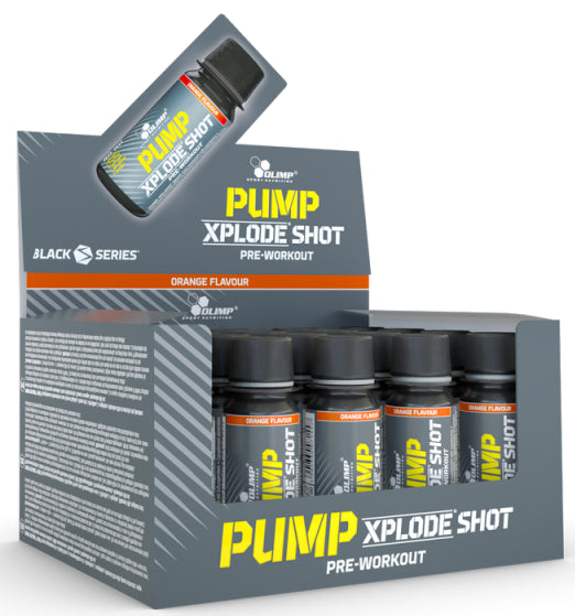 Olimp Nutrition Pump Xplode Shot, Orange - 20 x 60 ml. - Default Title - Nitric Oxide Boosters at MySupplementShop by Olimp Nutrition