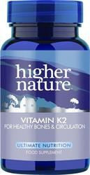 Higher Nature Vitamin K2 60 Tablet | High-Quality Vitamins & Supplements | MySupplementShop.co.uk