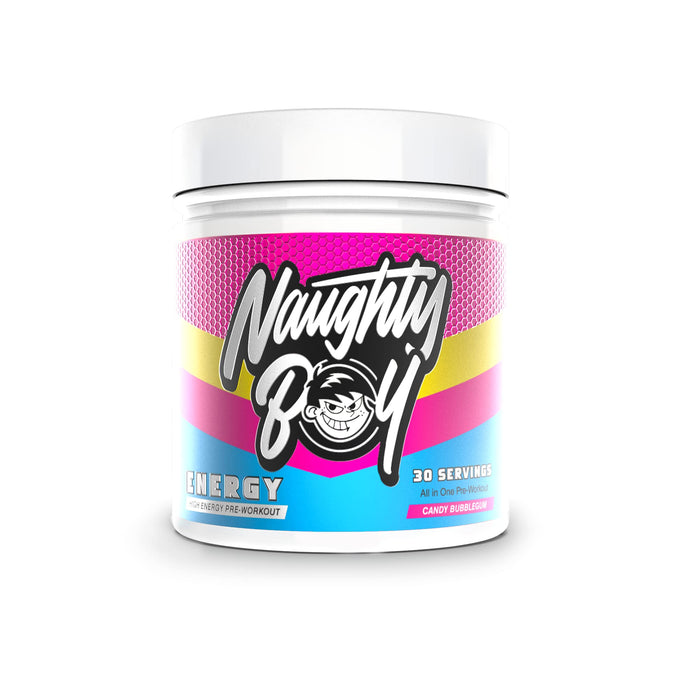 Naughty Boy Energy 390g Candy Bubblegum | High-Quality Supplements | MySupplementShop.co.uk