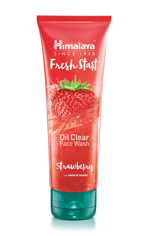 Himalaya Fresh Start Oil Clear Face Wash, Strawberry - 100 ml. | High-Quality Sports Supplements | MySupplementShop.co.uk
