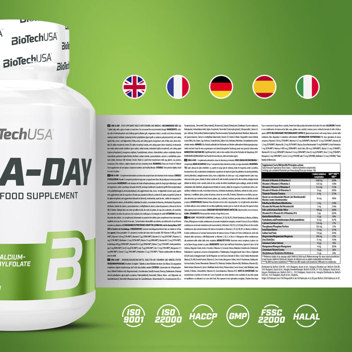 BioTechUSA One-a-Day - 100 tabs | High-Quality Sports Supplements | MySupplementShop.co.uk