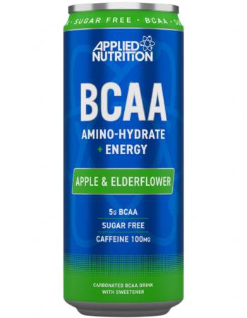 Applied Nutrition BCAA + Caffeine Can 24x330ml Apple & Elderflower | High-Quality Sports & Health Drinks | MySupplementShop.co.uk