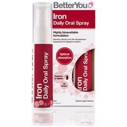 BetterYou Iron Daily Oral Spay 25ml | High-Quality Vitamins & Supplements | MySupplementShop.co.uk