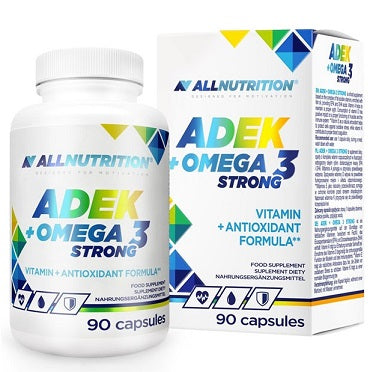 Allnutrition ADEK + Omega 3 Strong - 90 caps | High-Quality Combination Multivitamins & Minerals | MySupplementShop.co.uk