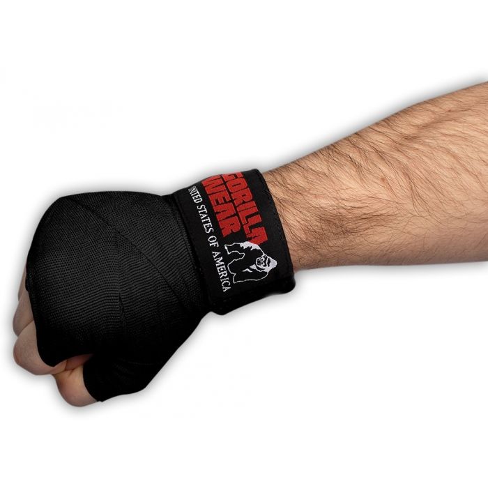 Gorilla Wear Boxing Hand Wraps - Black