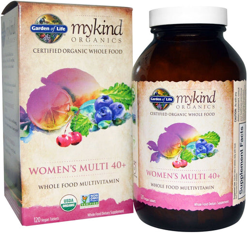 Garden of Life Mykind Organics Women's Multi 40+ - 120 vegan tabs | High-Quality Vitamins & Minerals | MySupplementShop.co.uk