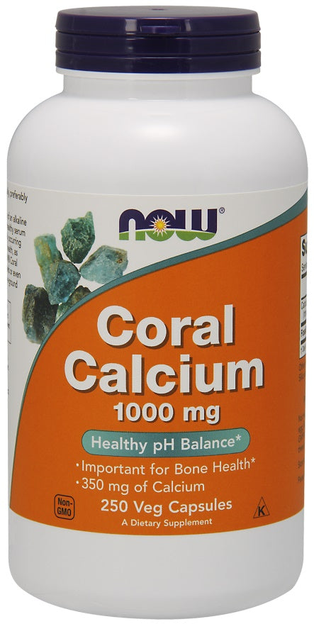 NOW Foods Coral Calcium, 1000mg - 250 vcaps - Vitamins & Minerals at MySupplementShop by NOW Foods