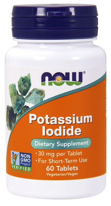 NOW Foods Potassium Iodide, 30mg - 60 tabs - Vitamins & Minerals at MySupplementShop by NOW Foods