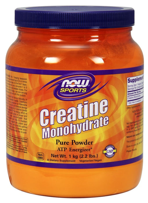 NOW Foods Creatine Monohydrate, Pure Powder 1000g - Creatine Powder at MySupplementShop by NOW Foods