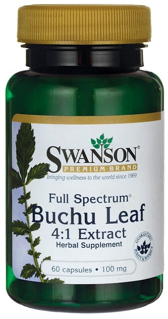 Swanson Full Spectrum Buchu Leaf 4:1 Extract, 100mg - 60 caps | High-Quality Health and Wellbeing | MySupplementShop.co.uk