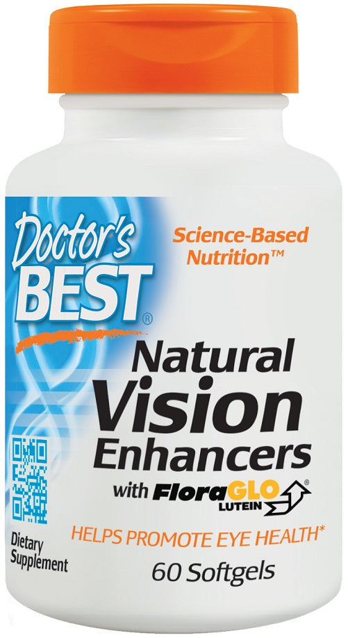 Doctor's Best Natural Vision Enhancers - 60 softgels | High-Quality Health and Wellbeing | MySupplementShop.co.uk
