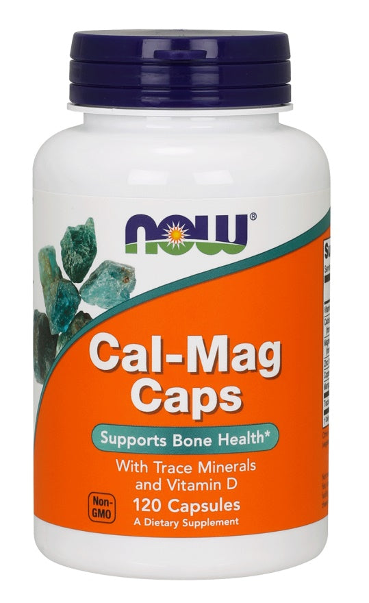 NOW Foods Cal-Mag Caps - 120 caps | High-Quality Combination Multivitamins & Minerals | MySupplementShop.co.uk