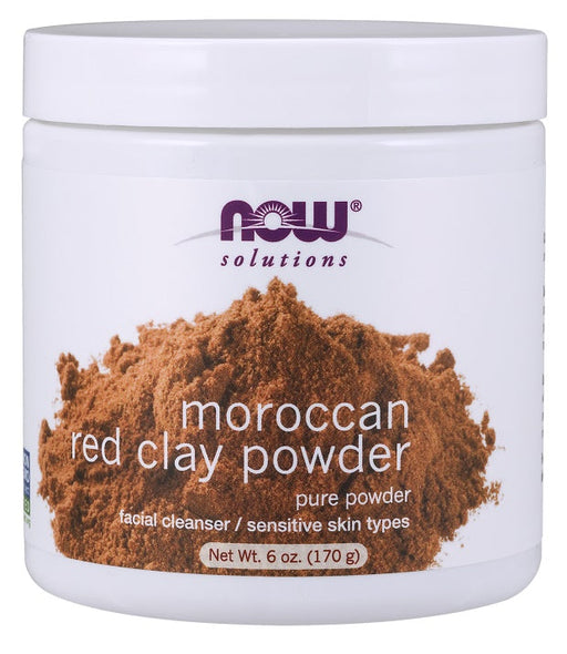 NOW Foods Red Clay Powder Moroccan - 170g - Health and Wellbeing at MySupplementShop by NOW Foods