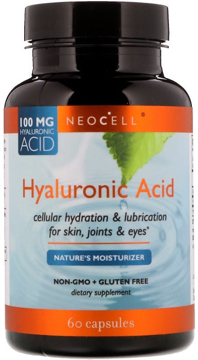 NeoCell Hyaluronic Acid, 100mg - 60 caps - Health and Wellbeing at MySupplementShop by NeoCell