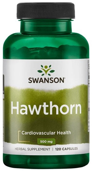 Swanson Hawthorn Extract, 500mg - 120 caps | High-Quality Health and Wellbeing | MySupplementShop.co.uk