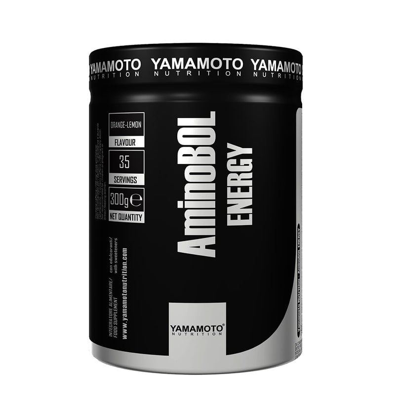 Yamamoto Nutrition AminoBol Energy, Orange-Lemon - 300 grams | High-Quality Pre & Post Workout | MySupplementShop.co.uk