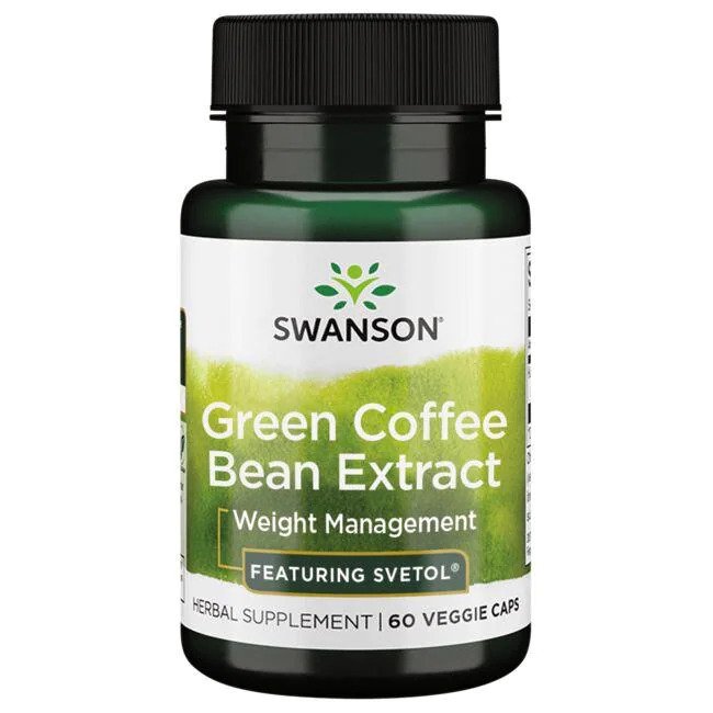 Swanson Green Coffee Bean Extract - 60 vcaps | High-Quality Sports Supplements | MySupplementShop.co.uk